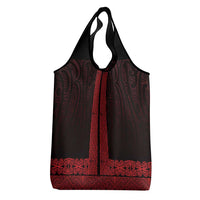 New Zealand Maori Kowhaiwhai Grocery Bag Whero Maui and Mangopare LT9 - Polynesian Pride