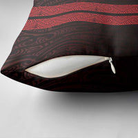New Zealand Maori Kowhaiwhai Pillow Cover Whero Maui and Mangopare LT9 - Polynesian Pride