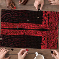 New Zealand Maori Kowhaiwhai Puzzle Whero Maui and Mangopare LT9 - Polynesian Pride