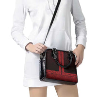 New Zealand Maori Kowhaiwhai Shoulder Handbag Whero Maui and Mangopare LT9 - Polynesian Pride