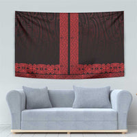 New Zealand Maori Kowhaiwhai Tapestry Whero Maui and Mangopare LT9 - Polynesian Pride