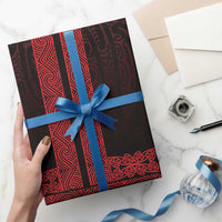 New Zealand Maori Kowhaiwhai Wrapping Paper Whero Maui and Mangopare LT9 - Polynesian Pride