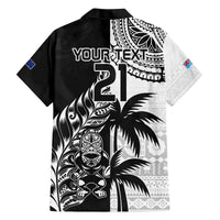 Custom Fiji New Zealand Family Matching Off The Shoulder Long Sleeve Dress and Hawaiian Shirt Maori mix Tapa Pattern Version LT9 - Polynesian Pride