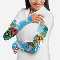 Funny Parrot Margarita Five O'clock Somewhere Arm Sleeves