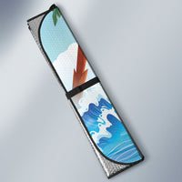 Funny Parrot Margarita Five O'clock Somewhere Auto Sun Shade