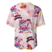 Hawaii Flamingo Hello Summer Baseball Jersey Hawaiian Quilt Pattern LT9 - Polynesian Pride