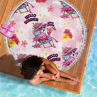 Hawaii Flamingo Hello Summer Beach Blanket Hawaiian Quilt Pattern LT9 - Polynesian Pride