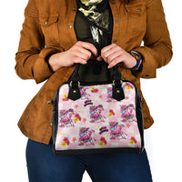Hawaii Flamingo Hello Summer Shoulder Handbag Hawaiian Quilt Pattern LT9 - Polynesian Pride