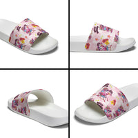 Hawaii Flamingo Hello Summer Slide Sandals Hawaiian Quilt Pattern LT9 - Polynesian Pride