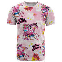 Hawaii Flamingo Hello Summer T Shirt Hawaiian Quilt Pattern