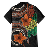 Vintage Hibiscus Pacific Floral Family Matching Summer Maxi Dress and Hawaiian Shirt LT9 - Polynesian Pride