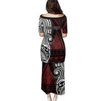 Personalised Tonga Constitution Day 1875 Family Matching Puletasi and Hawaiian Shirt Polynesian Tribal Tattoo LT9 - Polynesian Pride