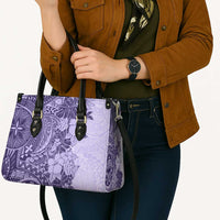 Polynesia Leather Bag Hibiscus Hawaiian Tribal Tattoo Retro Violet LT9 - Polynesian Pride