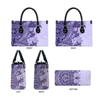 Polynesia Leather Bag Hibiscus Hawaiian Tribal Tattoo Retro Violet LT9 - Polynesian Pride