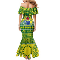 Cook Islands Christmas Mermaid Dress Santa Beach Meri Kiritimiti LT9 - Polynesian Pride