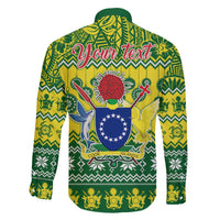 Personalised Cook Islands Christmas Family Matching Mermaid Dress and Hawaiian Shirt Santa Beach Meri Kiritimiti LT9 - Polynesian Pride