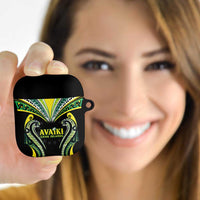 Rugby Cook Islands Avaiki AirPods Case Black Kuki Airani Tribal Maori Inspired LT9 - Polynesian Pride