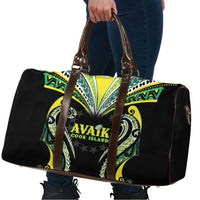 Rugby Cook Islands Avaiki Travel Bag Black Kuki Airani Tribal Maori Inspired LT9 - Polynesian Pride
