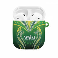 Rugby Cook Islands Avaiki AirPods Case Green Kuki Airani Tribal Maori Inspired LT9 Green - Polynesian Pride
