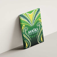 Rugby Cook Islands Avaiki Canvas Wall Art Green Kuki Airani Tribal Maori Inspired LT9 - Polynesian Pride