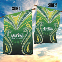 Rugby Cook Islands Avaiki Garden Flag Green Kuki Airani Tribal Maori Inspired LT9 - Polynesian Pride