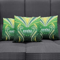 Rugby Cook Islands Avaiki Pillow Cover Green Kuki Airani Tribal Maori Inspired LT9 - Polynesian Pride