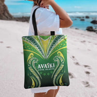 Rugby Cook Islands Avaiki Tote Bag Green Kuki Airani Tribal Maori Inspired LT9 - Polynesian Pride