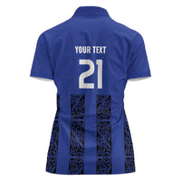 Custom Oceania Football NZ Auckland Women Polo Shirt Maori Tribal Pattern LT9 - Polynesian Pride