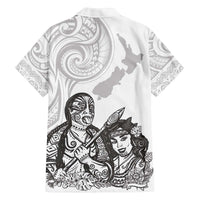 Aroha Maori Language Family Matching Puletasi and Hawaiian Shirt Te Reo Maori Inspired Art LT9 - Polynesian Pride