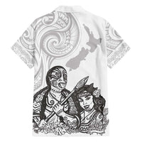 Aroha Maori Language Family Matching Tank Maxi Dress and Hawaiian Shirt Te Reo Maori Inspired Art LT9 - Polynesian Pride