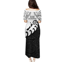 Kia Haka Maori language Family Matching Puletasi and Hawaiian Shirt Te Reo Maori Inspired Art LT9 - Polynesian Pride