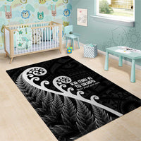 Kia Mau Ki To Ukaipo Area Rug Te Reo Maori Koru Fern Art LT9 - Polynesian Pride