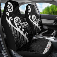 Kia Mau Ki To Ukaipo Car Seat Cover Te Reo Maori Koru Fern Art LT9 - Polynesian Pride