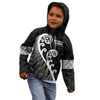 Kia Mau Ki To Ukaipo Kid Hoodie Te Reo Maori Koru Fern Art LT9 - Polynesian Pride
