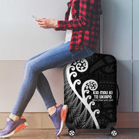 Kia Mau Ki To Ukaipo Luggage Cover Te Reo Maori Koru Fern Art LT9 - Polynesian Pride