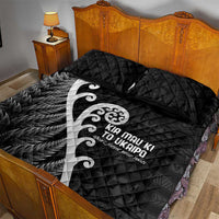 Kia Mau Ki To Ukaipo Quilt Bed Set Te Reo Maori Koru Fern Art LT9 - Polynesian Pride