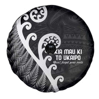Kia Mau Ki To Ukaipo Spare Tire Cover Te Reo Maori Koru Fern Art LT9 - Polynesian Pride