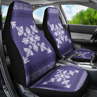 Hawaiian Quilt Block Design Car Seat Cover Purple Hawaii Culture Motifs LT9 - Polynesian Pride