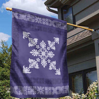 Hawaiian Quilt Block Design Garden Flag Purple Hawaii Culture Motifs LT9 - Polynesian Pride