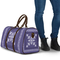 Hawaiian Quilt Block Design Travel Bag Purple Hawaii Culture Motifs LT9 - Polynesian Pride