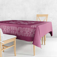 Hawaiian Quilt Pattern Tablecloth Pink Hawaii Culture Tropical - Polynesian Pride