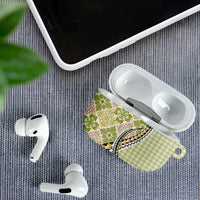 Aloha Vintage Palaka Floral Hawaiian Quilt AirPods Case Omaomao Motif LT9 - Polynesian Pride