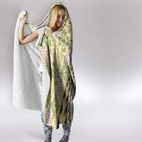 Aloha Vintage Palaka Floral Hawaiian Quilt Hooded Blanket Omaomao Motif LT9 - Polynesian Pride
