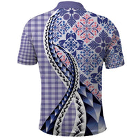 Aloha Vintage Palaka Floral Hawaiian Quilt Polo Shirt Poni Motif LT9 - Polynesian Pride