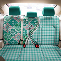 Aloha Vintage Palaka Floral Hawaiian Quilt Back Car Seat Cover Polu Motif LT9 - Polynesian Pride