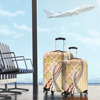 Aloha Vintage Palaka Floral Hawaiian Quilt Luggage Cover Melemele Motif LT9 - Polynesian Pride