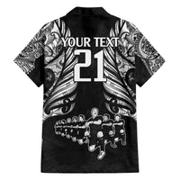 Custom New Zealand Rugby Family Matching Summer Maxi Dress and Hawaiian Shirt Black Haka Dance With NZ Champions History LT9 - Polynesian Pride