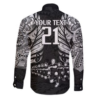 Custom New Zealand Rugby Family Matching Tank Maxi Dress and Hawaiian Shirt Black Haka Dance With NZ Champions History LT9 - Polynesian Pride