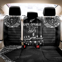 NZ Rugby Back Car Seat Cover Kapa Opango Maori Haka With Years of The All Black Champions LT9 - Polynesian Pride