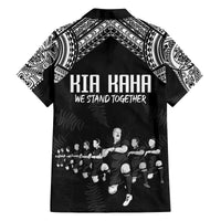 NZ Rugby Family Matching Tank Maxi Dress and Hawaiian Shirt Kapa Opango Maori Haka With Years of The All Black Champions LT9 - Polynesian Pride